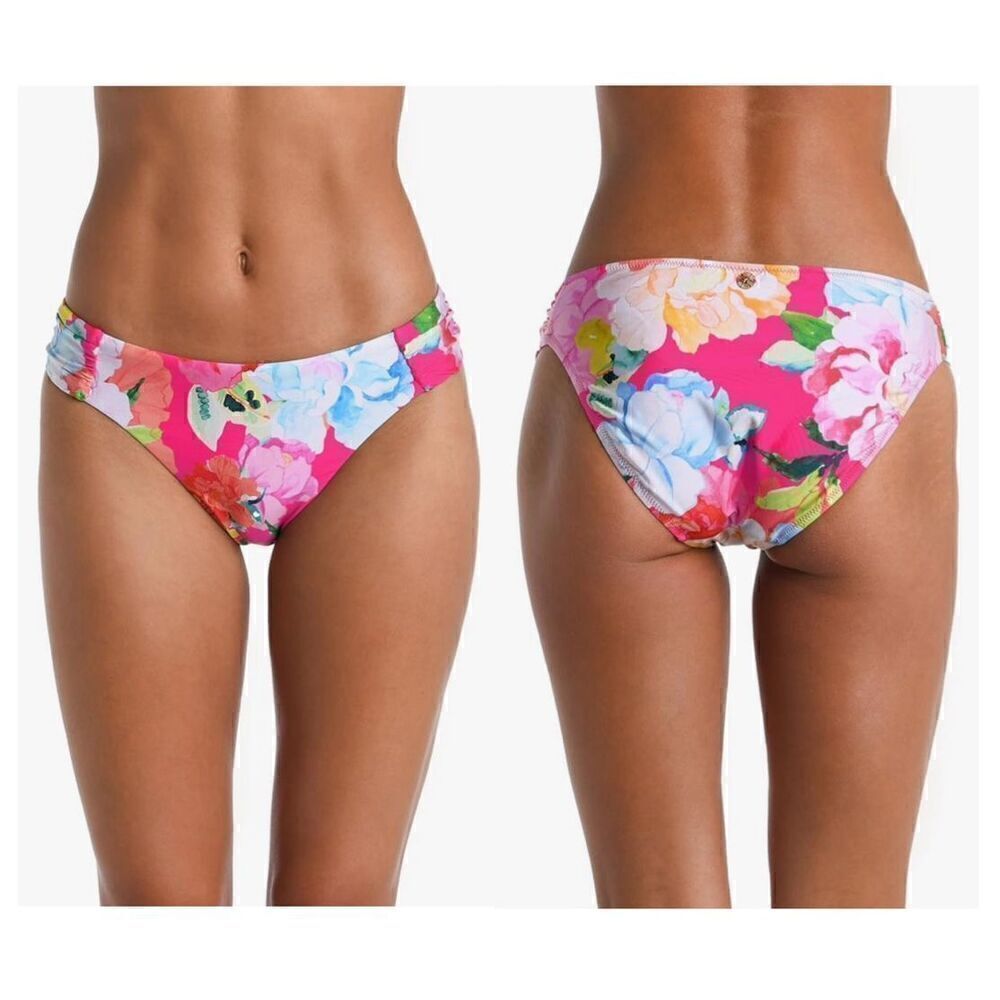 Sunshine 79 Women's Standard Side Shirred Hipster Bikini Swimsuit Bottom